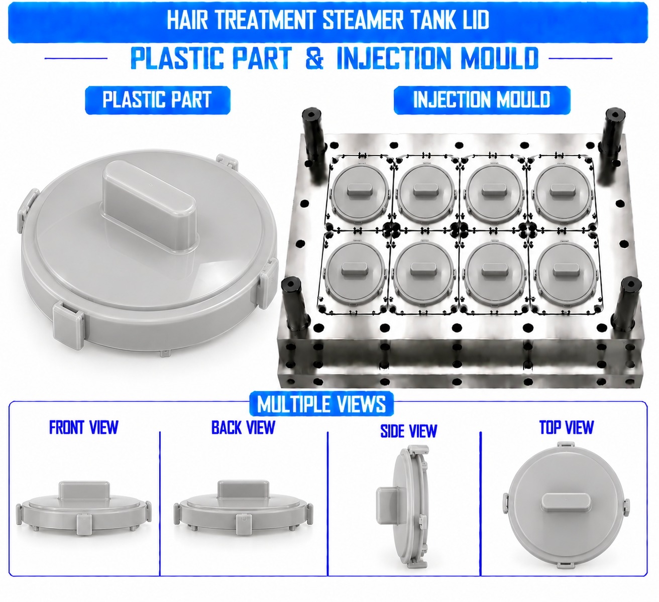 Hair Treatment Steamer Plastic Tank Lid Mould and Moulding Service